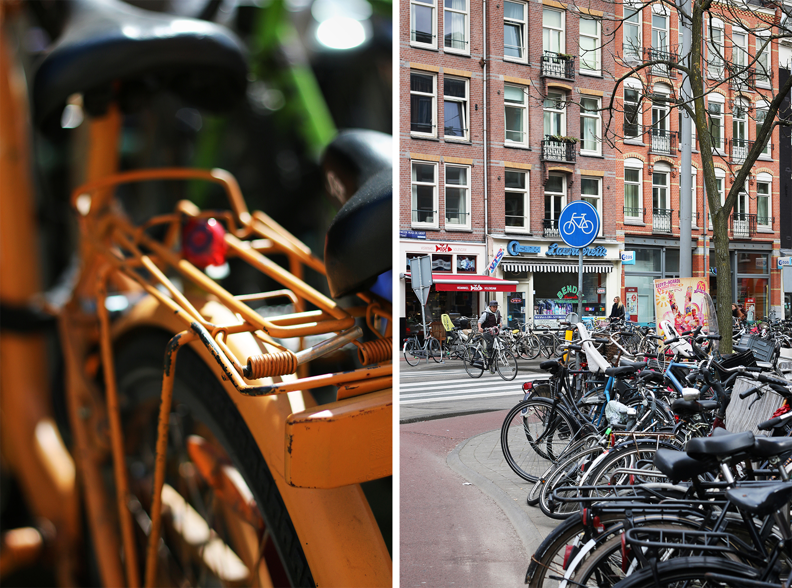 Amsterdam: les jolis vélos