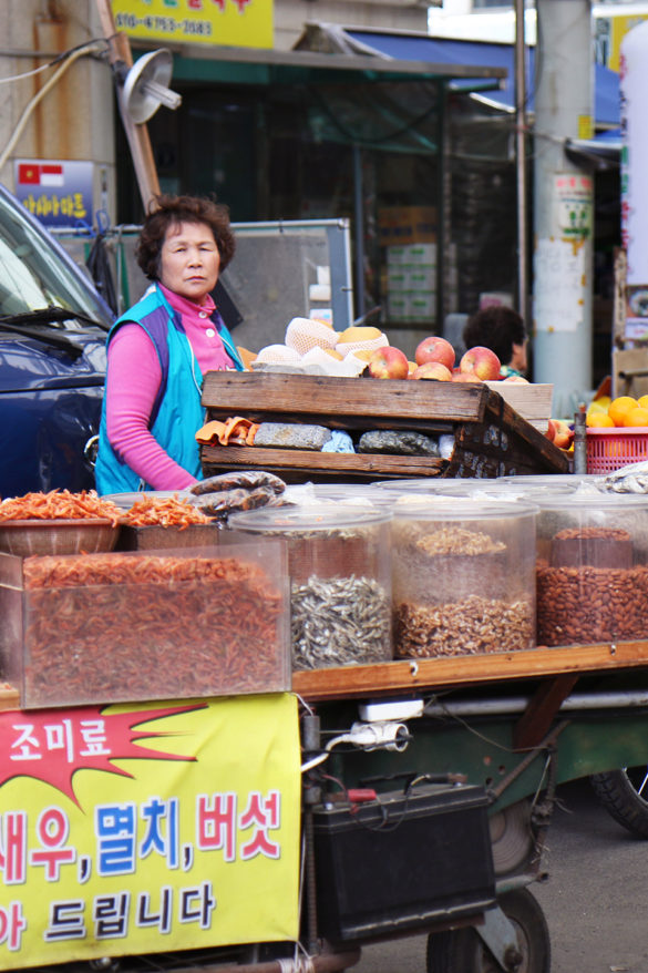 Jagalchi Fish Market Busan ajumma